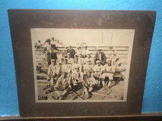 Antique 1923 Black Negro League Baseball Team Photo,  Orleans N.  O.  C.  Champions