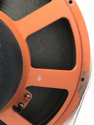 Vintage Fender JBL D140F 15” Speaker Showman Bassman Rare Orange Frame 5