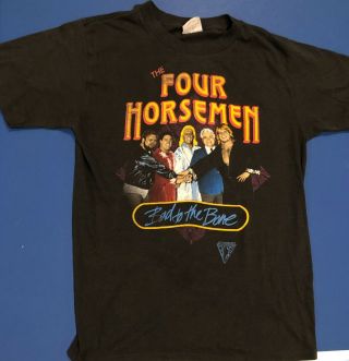 Nwa Wcw Vintage 1988 Four Horsemen T Shirt Flair,  Tully,  Lex,  Arn,  Dillon Rare