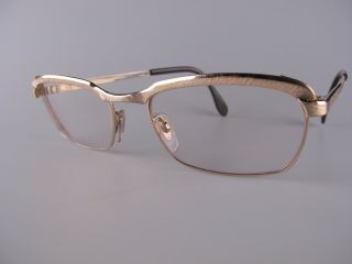 Vintage Metzler 1/10 12k Gold Filled Eyeglasses Size 54 - 18 140 Made In Germany