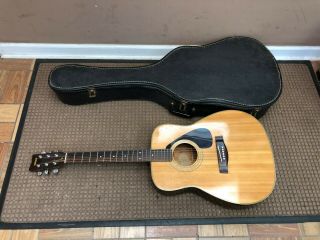 Vintage Yamaha Fg - 335 Acoustic Guitar With Case