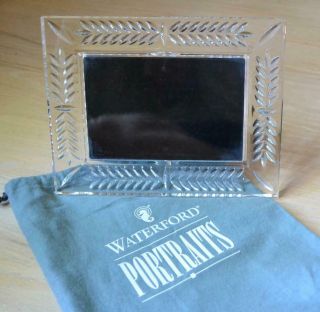 Vintage Waterford Crystal Frame 4 X 6 Photo -
