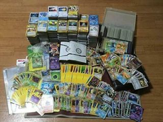 F/s Pokemon Card 8500pieces Rare&promo&evs& Mass Normal Collected Case&matt&file