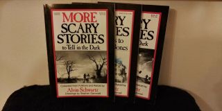 Vintage 1st Edition Scary Stories to Tell in the Dark Boxed Set Alvin Schwartz 5