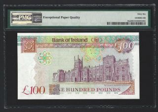 2005 NORTHERN IRELAND 100 Pounds,  Bank of Ireland P - 82a PMG 66 EPQ GEM UNC,  RARE 2