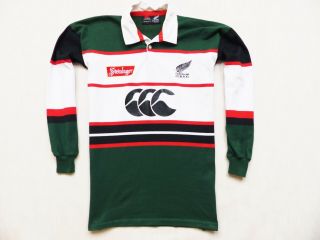 VINTAGE RUGBY SHIRT CANTERBURY ALL BLACKS ZEALAND 1994 - 96 JERSEY SIZE: LARGE 2
