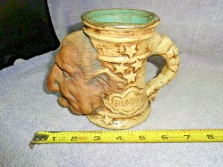 Vintage Jim Rumph Pottery Spiro Agnew Mug Circa 1971