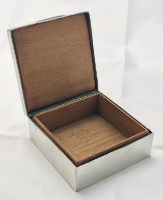 rare liberty & co tudric art nouveau pewter box varley seascape enamel plaque 4