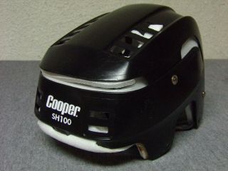 Vintage Sr Senior Cooper Sh100 Black Irish Hurling Helmet Similar To Sk100 Gruc
