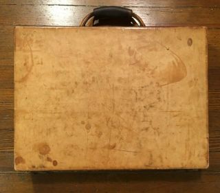 Vintage Hartmann Leather Briefcase Fashionably Distressed 3x18x13.  5 " Inside