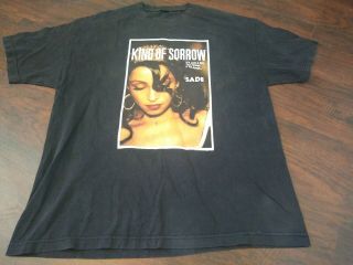 Vintage Sade King of Sorrow Men’s Unisex T - Shirt Officially Licensed Giant 2001 2