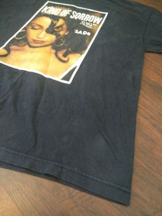 Vintage Sade King of Sorrow Men’s Unisex T - Shirt Officially Licensed Giant 2001 4