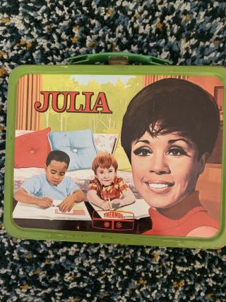 Vintage Rare ‘60s Julia Tv Show Lunchbox/thermos