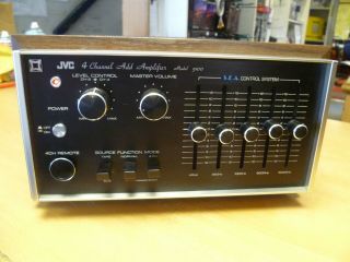 Vintage Jvc 4 - Channel Add Amplifier - Made In Japan - Rare