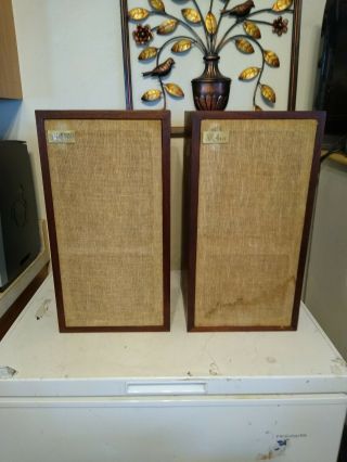 Vintage Acoustic Research Ar - 4xa Pair (walnut Grain)