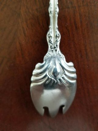William Whiting,  Lily,  9 rare ice cream forks,  5 1/8 