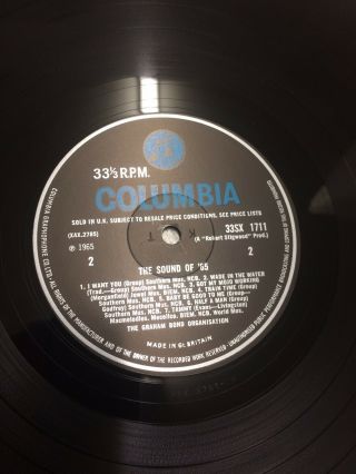 The Graham Bond Organization The Sound Of 65 Nmint Rare 1st Press Album 9