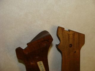 HIGH STANDARD the Victor.  22 vintage wood target grips italy screw RH 7
