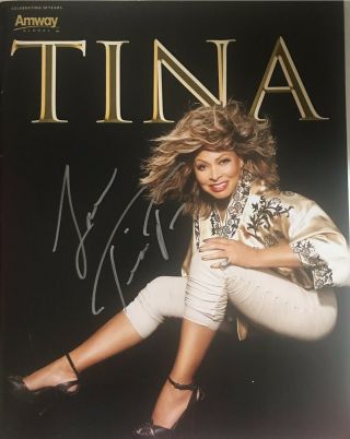 Tina Turner Signed 50th Anniversary 2008 Tour Program Rare