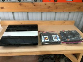 Vintage Atari 5200 Game Console With 4 Game Cartridges