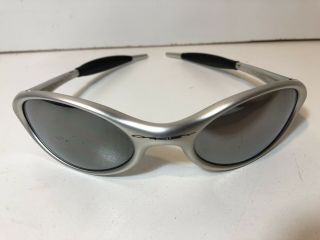 Oakley Full Metal Jacket Sunglasses Vintage (1997) Metallic Silver Color Euc