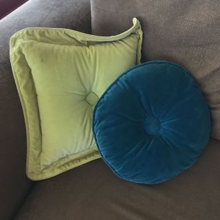 Vintage Mid - Century Modern Throw Pillow Retro Mcm Tuffed Decor