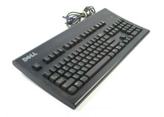 Vintage Dell PS2 AT101W Clicky Keyboard Alps Switches Rare Black Color 2