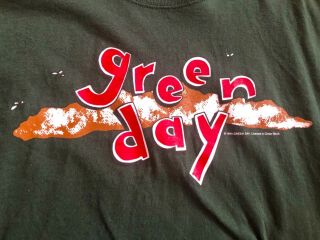 Green Day Dookie Shirt 1994 Vintage