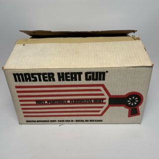 Vintage Master Appliance Corp.  Master Heat Gun Model Hg501a