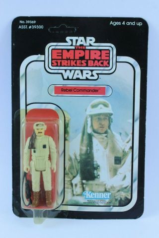 Vintage Kenner Star Wars Empire Strikes Back Esb Rebel Commander 41 Back Card