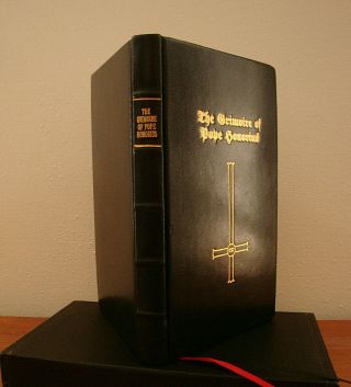 Rare GRIMOIRE OF POPE HONORIUS LEATHER DELUXE OCCULT BLACK MAGICK DEMONOLOGY 2