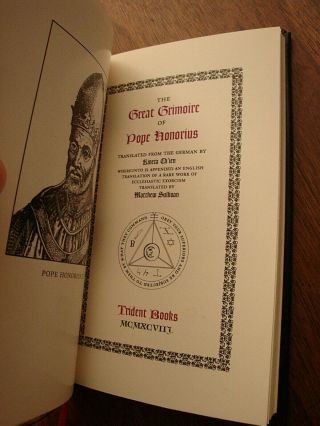 Rare GRIMOIRE OF POPE HONORIUS LEATHER DELUXE OCCULT BLACK MAGICK DEMONOLOGY 6