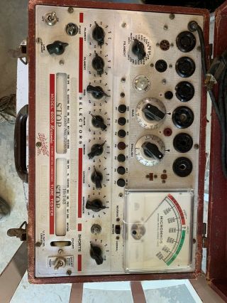 Vintage Hickok 600A Dynamic Mutual Conductance Tube Tester,  Not Sure If It 2