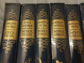 11 Patrick O ' Brian Folio Society Hardback Books All & Shrink Wrapped Rare T 3