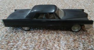 1965 Cadillac Coupe De Ville Dealer Promo Vintage Friction Car Toy Black Jo - Han