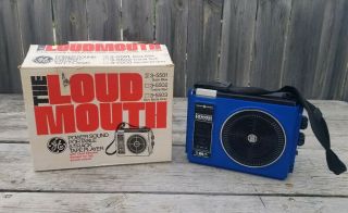 1970 ' S VINTAGE GE THE LOUDMOUTH PORTABLE 8 TRACK TAPE PLAYER. 2