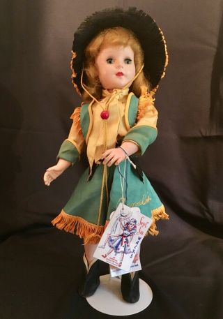 Sweet Sue,  American Character,  1954,  Annie Oakley,  W/tag,  Minty,  18”,  1