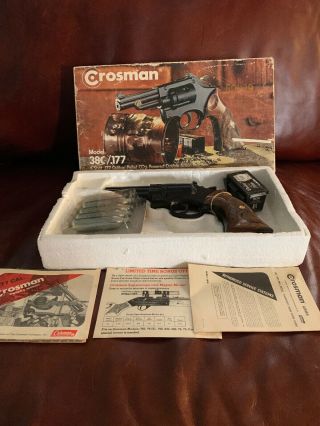 Vintage Crosman Model 38c.  177 Pellet Pistol