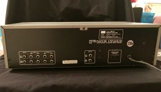 Vintage Sansui SE - 8 Stereo Graphic Equalizer - Rare Silver Face 3