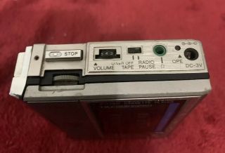 AIWA HS - P6 Cassette Boy & TU - 01 AM/FM tuner pack walkman type vintage 80s rare 5