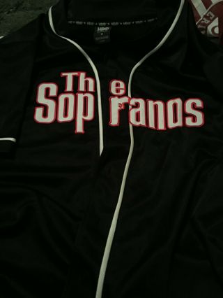The Sopranos Baseball Jersey (vintage) Hbo Size Xxl