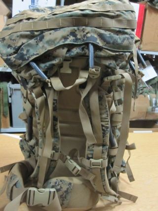 Usmc Marpat Recon Ilbe Rucksack With Beaver Tail And Radio Pouch Huge Rare