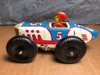 Vintage Marx | 5 " Midget Race Car | 5 | Tin Wind Up |