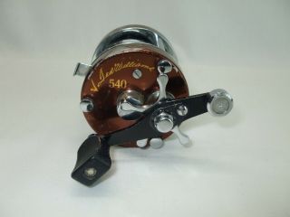 VTG Sears Vintage Baitcaster Reel Ted Williams 540 with some scratches 2