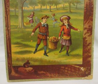 RARE 1884 First Edition of THE LITTLE SHOWMAN ' S SERIES NO.  2 AUTUMN Pop - Up Book 6