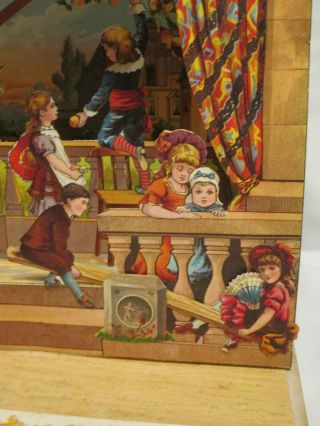 RARE 1884 First Edition of THE LITTLE SHOWMAN ' S SERIES NO.  2 AUTUMN Pop - Up Book 9
