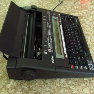 Boxed Brother Electronic Portable Typewriter AX - 28 Word Processor Vtg Plus Extra 4
