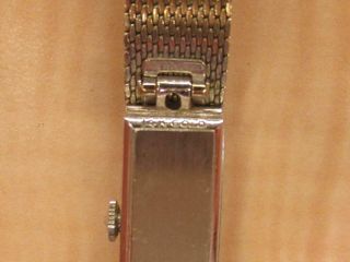14k White Gold Jewelry Longines Watch Case Diamonds Vintage GF Band 3