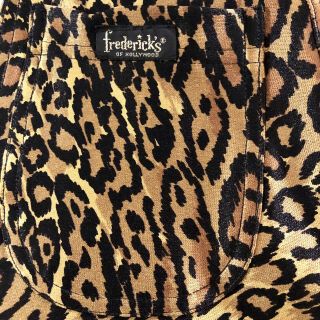 Frederick’s Of Hollywood Leopard Print Spandex Disco Pants 1970 1980 Rare Color 2