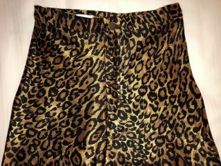 Frederick’s Of Hollywood Leopard Print Spandex Disco Pants 1970 1980 Rare Color 6
